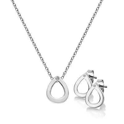 Set Qafore + Vathë Hot Diamonds, të argjendtë - 2