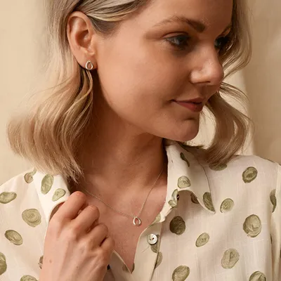 Set Qafore + Vathë Hot Diamonds, të argjendtë - 4