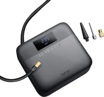 Kompresor portativ ajri Baseus, 120W, ekran dixhital, i zi
