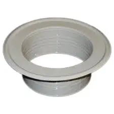 Rozetë ventilimi SpiroFlex fi 100, metal, e bardhë