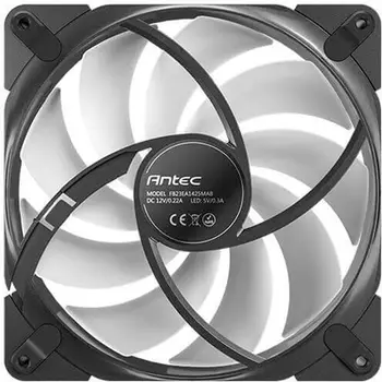 Ventilator kase Antec Tranquil 140 ARGB, 140mm, PWM ARGB, i zi