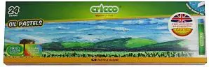 Pastelë vaji Cricco Oil Pastels, set 24 ngjyra, shumëngjyrëshe
