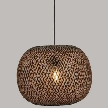 Llambë varëse Sinai, bambu, 45 cm, natyrale