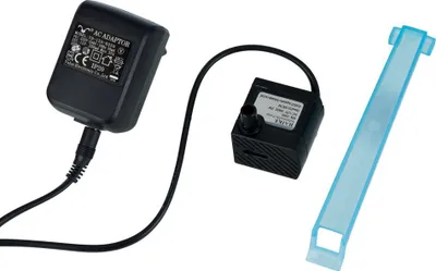 Pompë uji me adapter Trixie Bubble Stream 24464, rezervë, e zezë dhe blu - 1