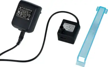 Pompë uji me adapter Trixie Bubble Stream 24464, rezervë, e zezë dhe blu