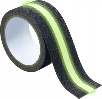 Shirit antirrëshqitës fosforeshent, 3m, 5cm, transparent