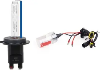 Llambë xenon për makinë H7 8000K HID, 35W, 12V, e bardhë blu