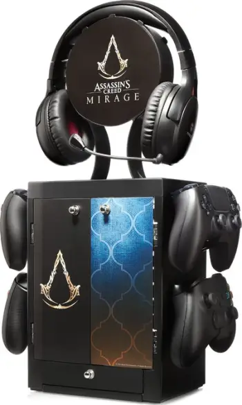 Dollap gaming Assassin's Creed Mirage Numskull, për 10 lojëra, me mbajtëse kufjesh, shumëngjyrësh