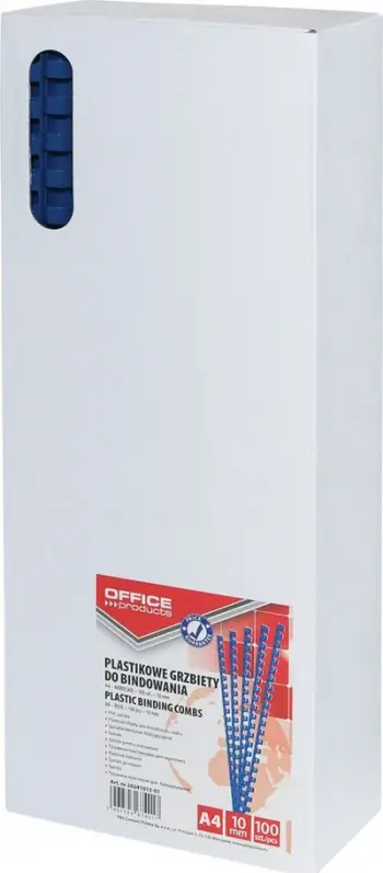 Spirale Office Products, A4, 6 mm, 25 fletë, 100 copë, e kaltër