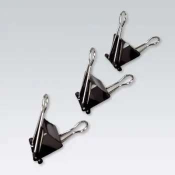 Kapëse zyre Titanum Office Clips, 41mm, set 12 copë, të zeza
