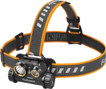 Llampë koke Fenix HM65R, 140m rreze, 8 nivele ndriçimi, e zezë