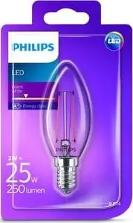 Llampë LED Philips 77753100 E14, 2W 25W ekuivalente, dritë e ngrohtë, e bardhë
