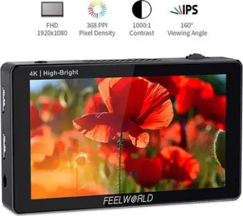 Monitor për kamerë Feelworld LUT5E, 5.5" FHD, 1600 nits, me prekje