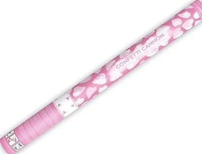 Tub festiv me zemra letre, 60 cm, i bardhë - 1
