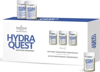 Koncentrat hidratues për fytyrë Farmona Hydra Quest, 10x5ml