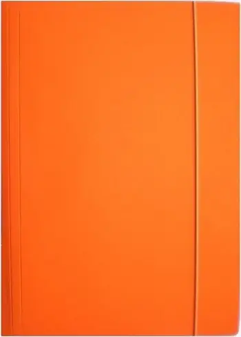 Folder A4 Promised Land, kapëse elastike, me shkëlqim, portokalli
