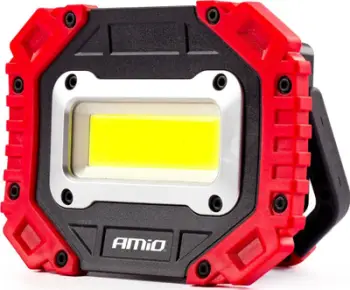 Llampë pune AMiO 02823, LED 1000 lumen, bateri 2200 mAh, e zezë