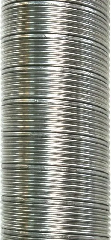 Tub fleksibël çeliku SpiroFlex 110, 1 m, argjend - 1