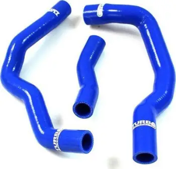 Zorrë ftohëse silikoni TurboWorks për Mini Cooper S, rezistente ndaj temperaturës së lartë, set, blu