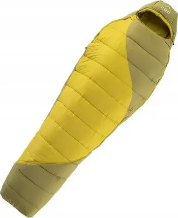 Thes fjetjeje Elbrus Karakol Primaloft, model mumie, komfort +6°C, i verdhë