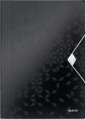 Folder me elastik Leitz WOW, A4, 15mm, i zi