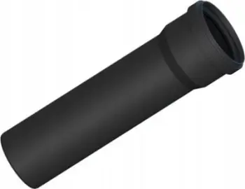 Tub i drejtë oxhaku Ricom STRAIGHT PIPE PP L1000 DN80, rezistent ndaj UV, me gasket