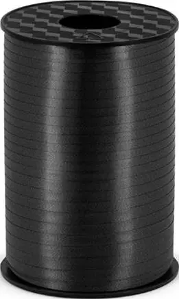 Shirit dekorues plastik PartyDeco, 5mm, 225m, i zi
