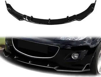 Splitter paragolpi Mazda MX-5 Front, ABS, me shkëlqim, i zi