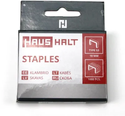 Kapsa metalike No Name METAL STAPLES 53, 10mm, argjendi - 1