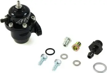 Rregullator karburanti AEM Adjustable, presion i rregullueshëm, për Honda Acura, i zi
