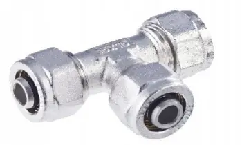 T-fiting kompresioni Comap TurboSKIN 9467513151 02, 20x16x20mm, për tuba PEX