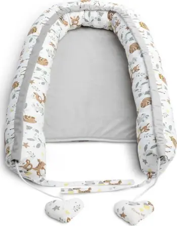 Fole foshnje Sensillo Nest Velvet Forest Adventure, 80x45cm, e bardhë