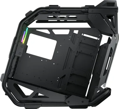Kasë PC Cougar Cratus, Mid Tower, open frame, e zezë - 4