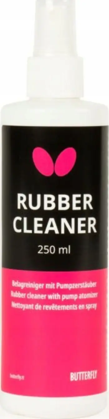 Pastrues gome për raketë pingpongu Butterfly Rubber Cleaner, solucion pastrimi, transparent