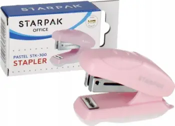 Kapse letre mini Starpak 519779, 20 fletë, 24/6 26/6, rozë pastel