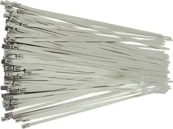 Kapsë lidhëse çeliku Ball Lock 5x300mm, inox T304, metalike