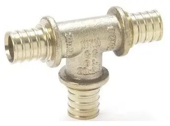 T lidhëse bronzi Rehau RAUTHERM LX, diametër i barabartë 16 17 mm, set 5 copë