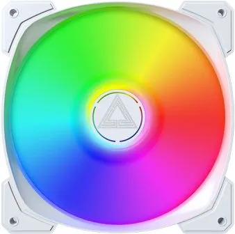 Ventilator kasë Montech HP140 ARGB PWM, 140mm, RGB, i bardhë - 1