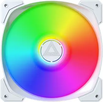 Ventilator kasë Montech HP140 ARGB PWM, 140mm, RGB, i bardhë