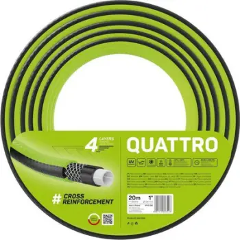 Zorrë kopshti Cellfast Quattro, 1", 20m, jeshile