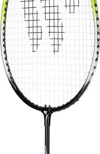 Set raketa badminton Wish Steeltec 216K, 2 raketa, 3 kokrra, jeshile dhe blu