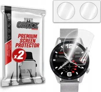Mbrojtëse ekrani smartwatch GrizzGlass CeramicFilm Artnico L13, set 2 copë, transparente