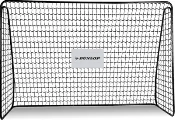 Portë futbolli metalike Dunlop, 300 x 205 x 120 cm, e zezë