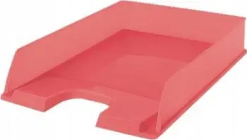 Set 10 tabaka letra Esselte Colour Breeze, A4, plastikë, transparent coral
