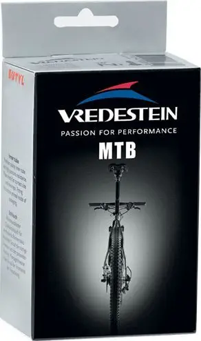 Gomë e brendshme MTB Vredestein, 26" 27.5", 1.75 2.40, valvul Schrader 40mm
