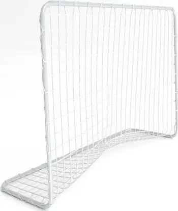 Portë futbolli Nils BR182, me rrjetë, kornizë çeliku 1.82m, e bardhë