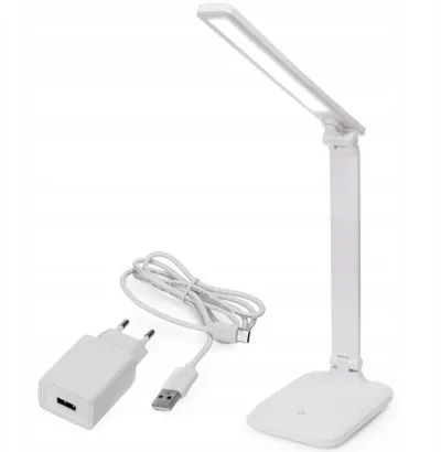 Set 2 llamba tavoline Platinet Remus, 5W LED, 3 nivele drite, e bardhë - 2