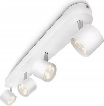 Plafonierë Philips Star 562443116, LED 18W, e bardhë - 2