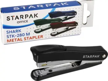 Kapsollë letre Starpak STK-280M, metalike, 12 fletë, e zezë