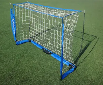 Portë futbolli UNI, palosëse, 180cm x 120cm, e bardhë
